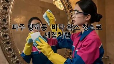 파주 당하동 ✨ 바닥 왁스 청소로 새집처럼!